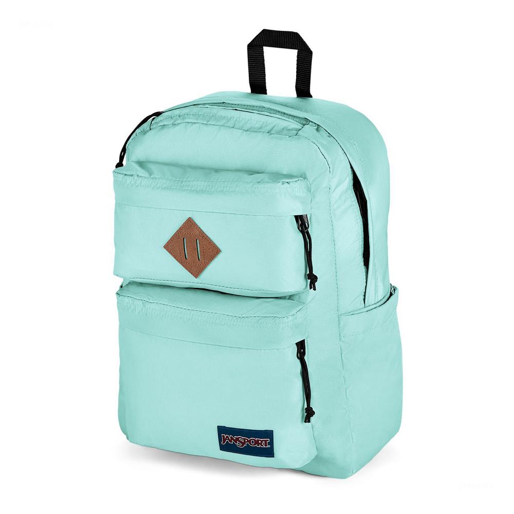 Sac à Dos Ordinateur JanSport Double Break Turquoise | DIS-85599422